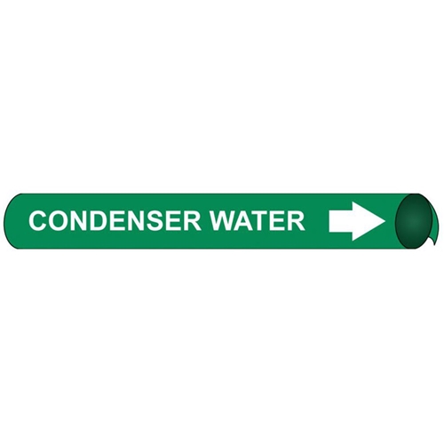 Condenser Water Precoiled/Strap-On Pipe Marker (G4028)