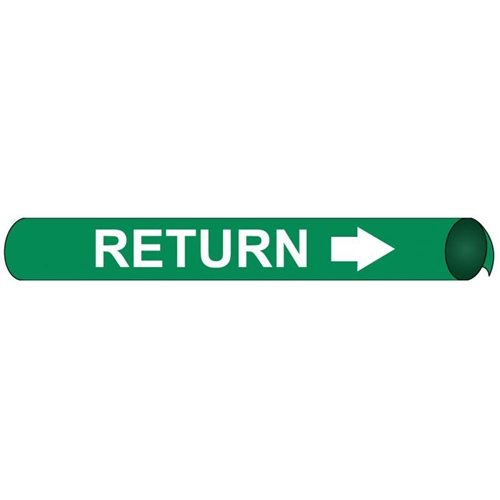 Return Precoiled/Strap-On Pipe Marker (G4092)