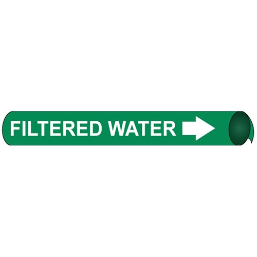 Heating Hot Water Supply Precoiled/Strap-On Pipe Marker (G4121)
