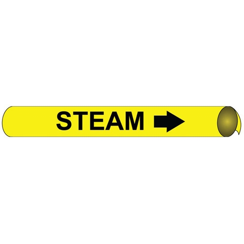 Steam Precoiled/Strap-On Pipe Marker (H4097)