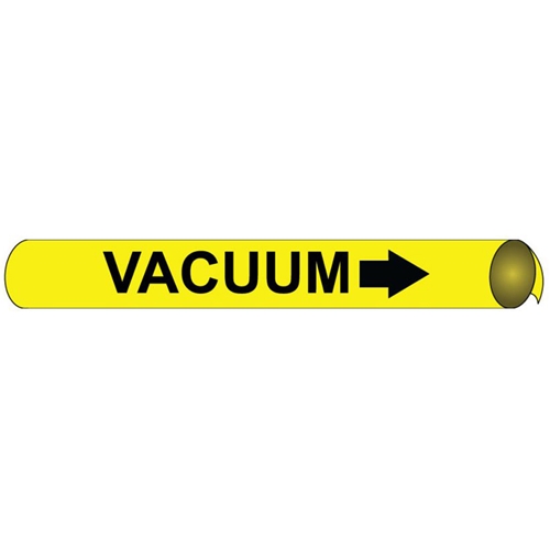 Vacuum Precoiled/Strap-On Pipe Marker (H4107)