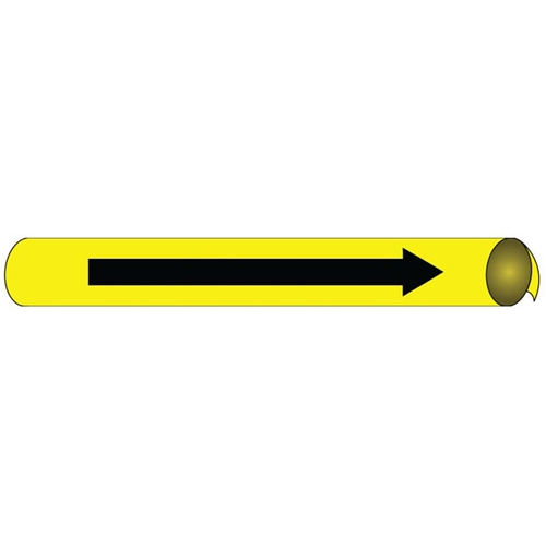 Direction Arrow Precoiled/Strap-On Pipe Marker (H4115)