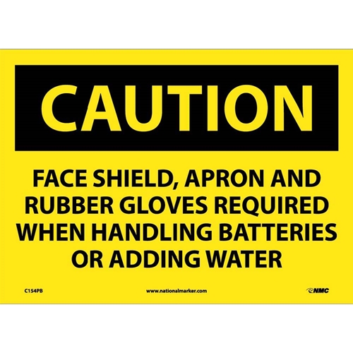 Caution Ppe Safety Sign (C154PB)