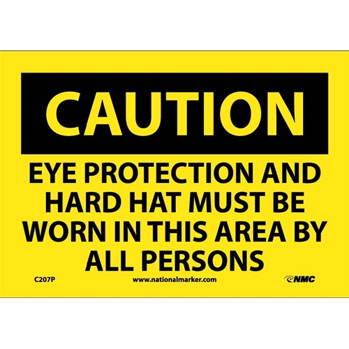 Caution Multi Protection Safety Sign (C207P)