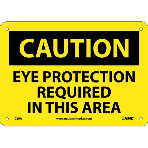 Caution Protection Required In This Area Sign (C26A)