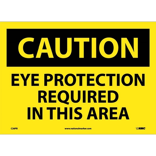 Caution Protection Required In This Area Sign (C26PB)