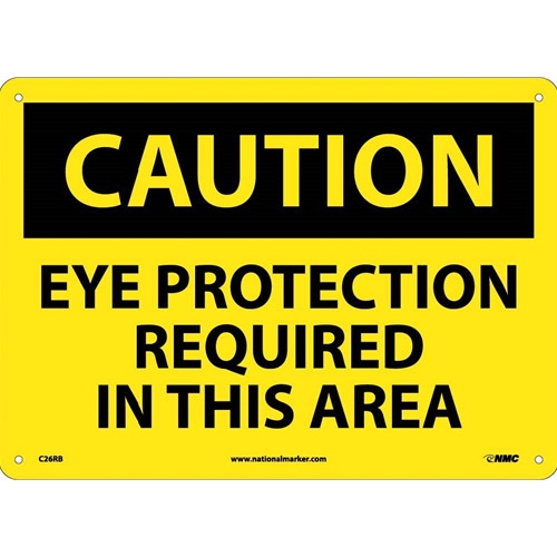 Caution Protection Required In This Area Sign (C26RB)