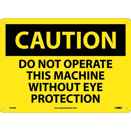 Caution Eye Protection Sign (C459RB)