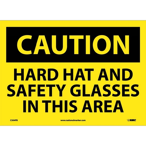 Caution Multi Protection Safety Sign (C504PB)