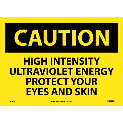 Caution Eye Skin Protection Sign (C518PB)