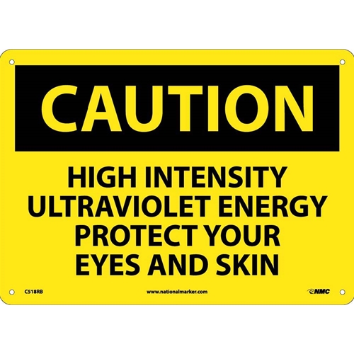 Caution Eye Skin Protection Sign (C518RB)