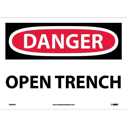 Danger Open Trench Sign (D460PB)