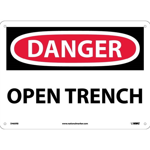 Danger Open Trench Sign (D460RB)