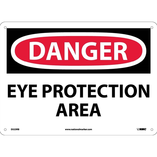 Danger Eye Protection Area Sign (D523RB)