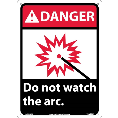Danger Do Not Watch The Arc Sign (DGA12RB)