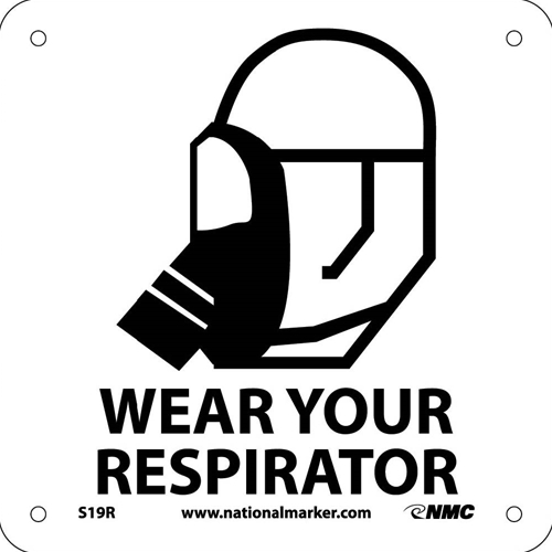 Wear Your Respirator Sign (S19R)