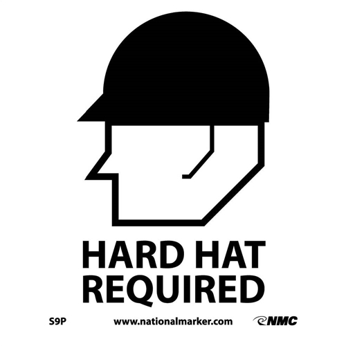 Hard Hat Required Sign (S9P)