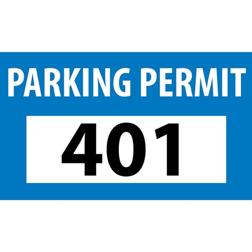Self-Adhesive Vinyl Bumper Decal Blue (PP10E)