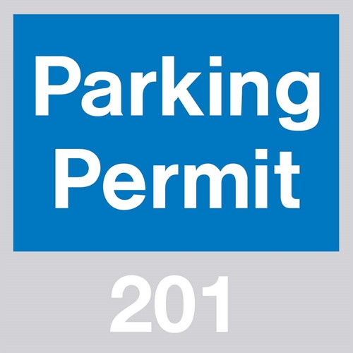 Self-Adhesive Vinyl Windshield Decal Blue (PP12C)