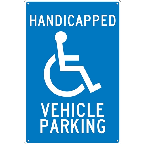 Handicapped Vehicle Parking Sign (TM10G)
