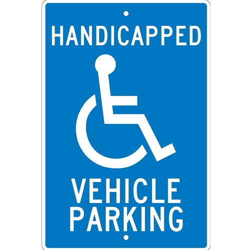 Handicapped Vehicle Parking Sign (TM10H)