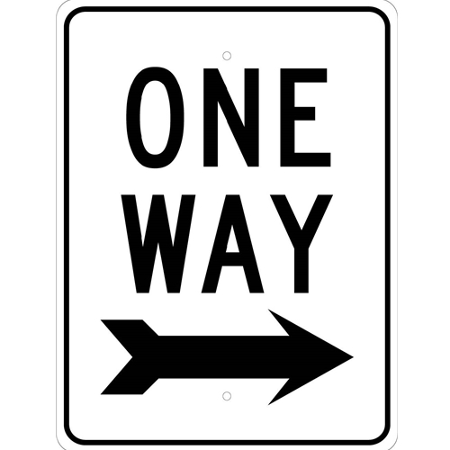 One Way Sign (TM116J)