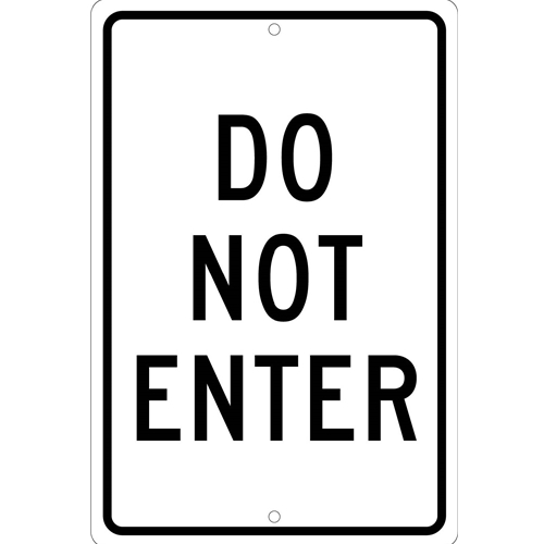 Do Not Enter Sign (TM11H)