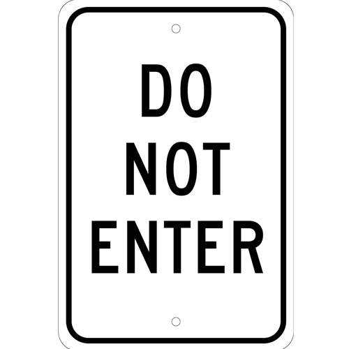 Do Not Enter Sign (TM11J)