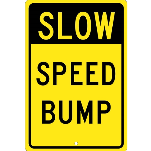 Slow Speed Bump Sign (TM157K)