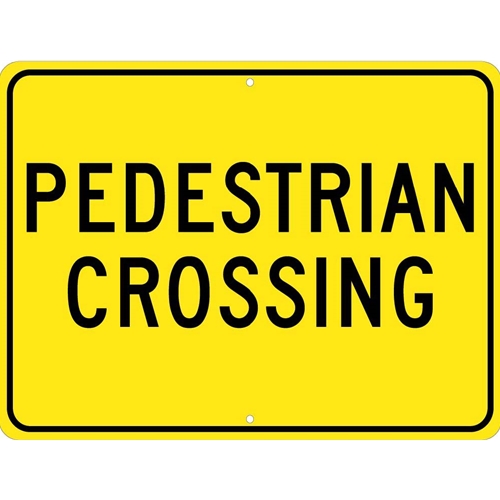 Pedestrian Crossing Sign (TM163J)