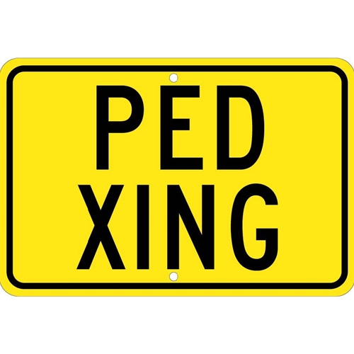 Ped Xing Sign (TM173J)