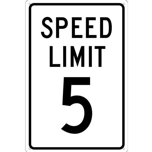 Speed Limit 5 Sign (TM17G)