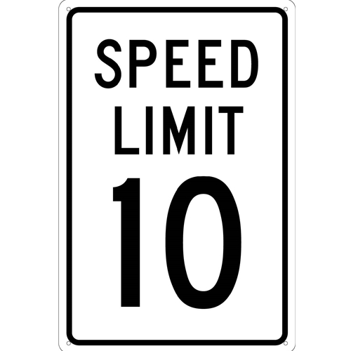 Speed Limit 10 Sign (TM18G)