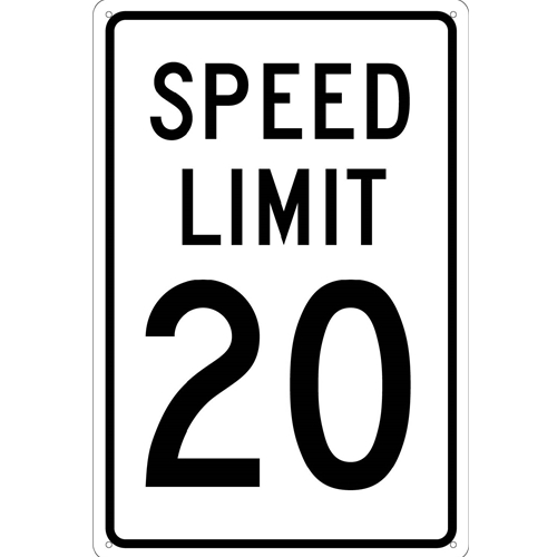 Speed Limit 20 Sign (TM20G)