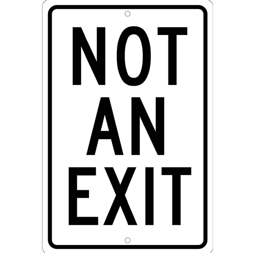 Not An Exit Sign (TM224K)