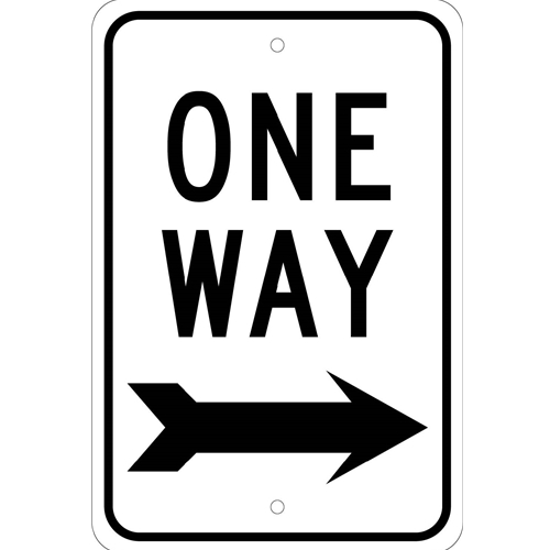 One Way Sign (TM23J)