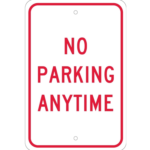 No Parking Anytime Sign (TM2J)