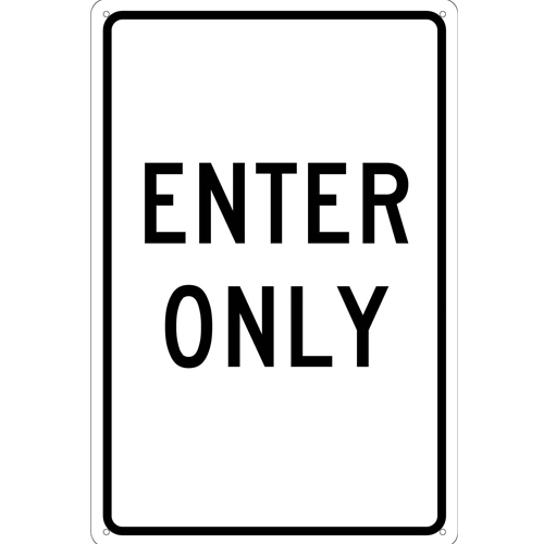 Enter Only Sign (TM36G)