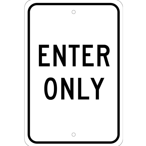 Enter Only Sign (TM36J)