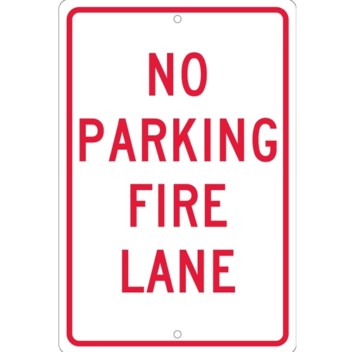 No Parking Fire Lane Sign (TM3H)