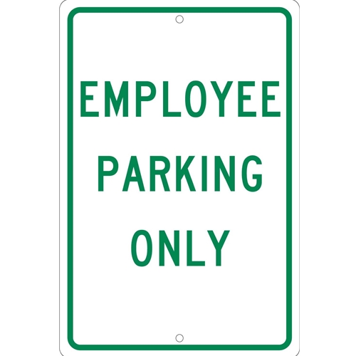 Employee Parking Only Sign (TM52H)