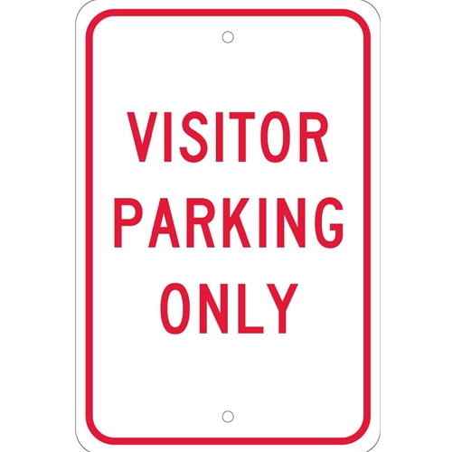 Visitor Parking Only Sign (TM7J)