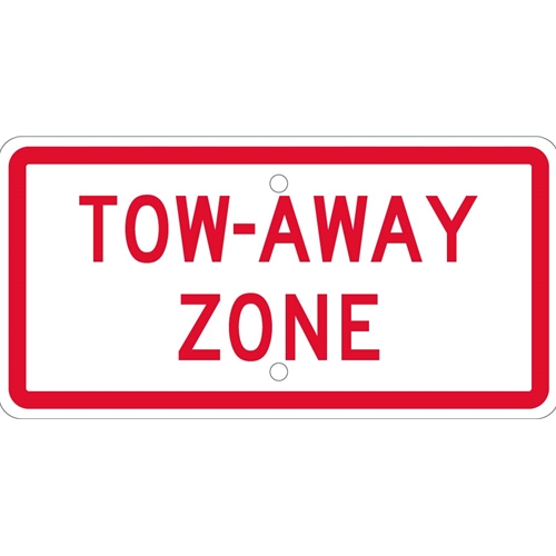 Tow-Away Zone Sign (TMA55H)