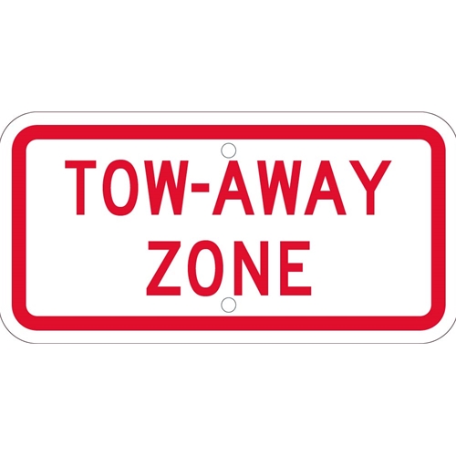 Tow-Away Zone Sign (TMA55J)