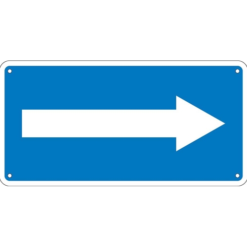 Van Accessible Right Arrow Ada Sign (TMA5G)