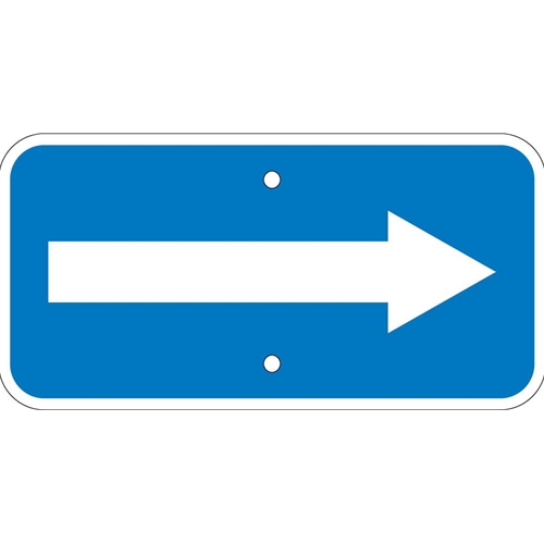 Van Accessible Right Arrow Ada Sign (TMA5J)