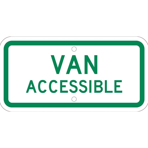 Van Accessible Ada Plaque (TMAS11J)