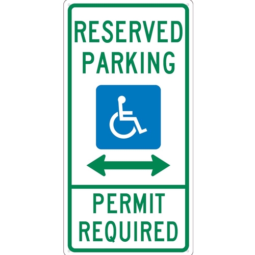 State Handicapped Parking Delaware Sign (TMS311G)