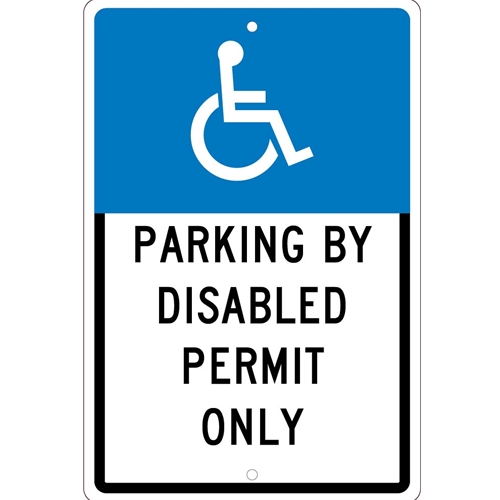 State Handicapped Parking Florida Sign (TMS312H)