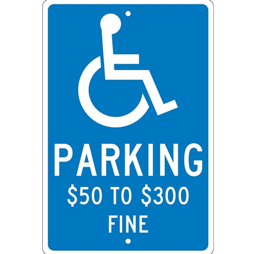 State Handicapped Reserved Parking Sign Missouri (TMS321H)
